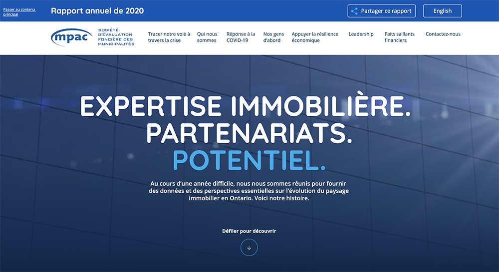 Rapport annuel 2020